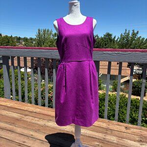 J Crew Purple A line dress size 8